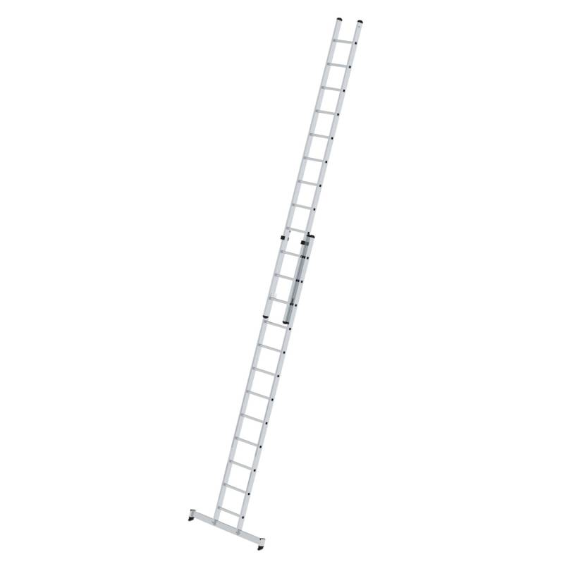 PROREGAL Sprossen-Schiebeleiter 2-Teilig mit Traverse 2 x 12 Sprossen von PROREGAL