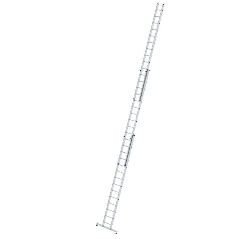 PROREGAL Sprossen-Schiebeleiter 3-Teilig mit Traverse 3 x 14 Sprossen von PROREGAL