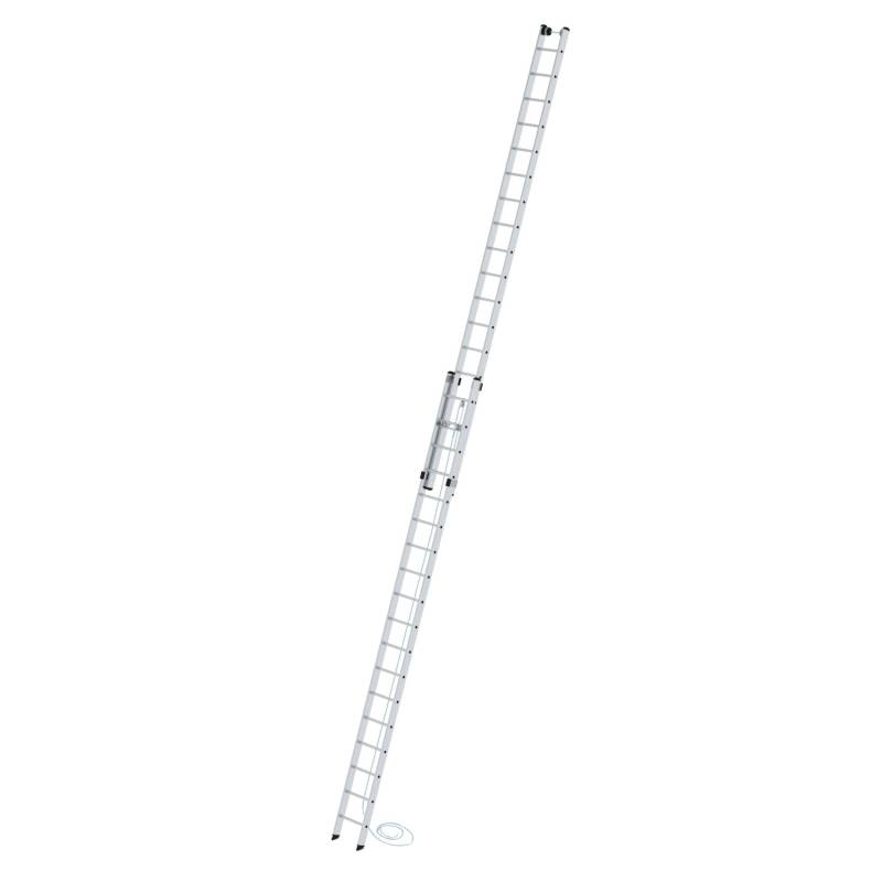 PROREGAL Sprossen-Seilzugleiter 2-Teilig Ohne Traverse 2 x 18 Sprossen von PROREGAL