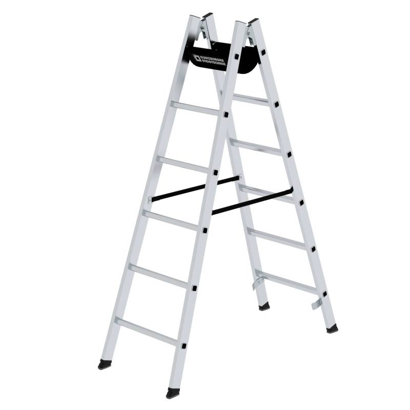 PROREGAL Sprossen-Stehleiter 2 x 6 Sprossen von PROREGAL
