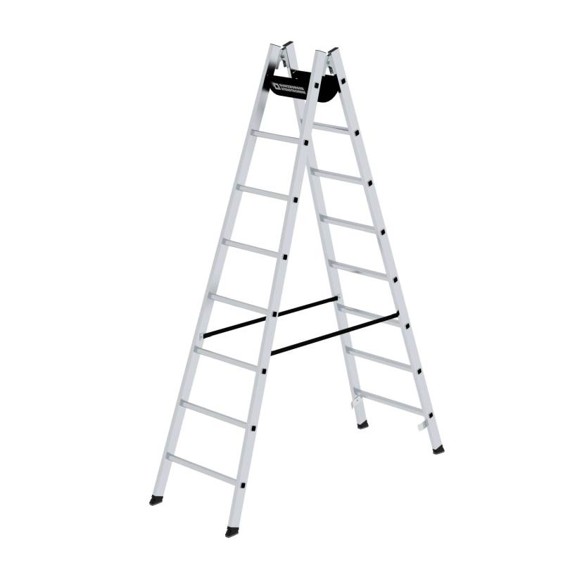 PROREGAL Sprossen-Stehleiter 2 x 8 Sprossen von PROREGAL
