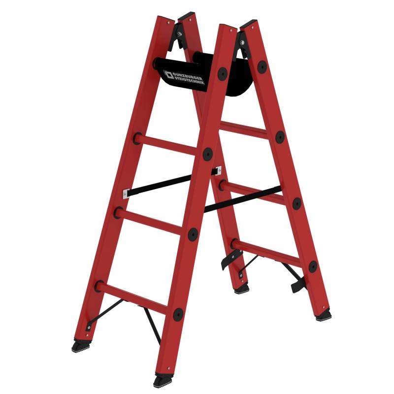 PROREGAL Sprossen-Stehleiter GFK 2 x 4 Sprossen von PROREGAL