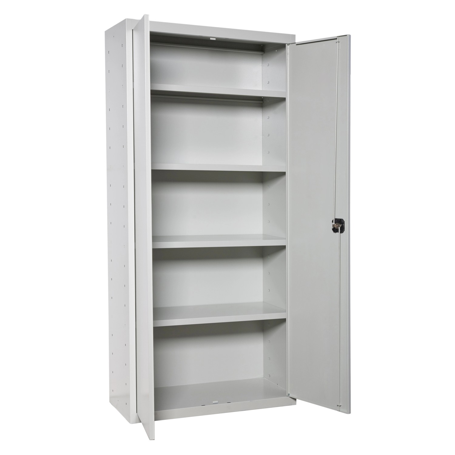 PROREGAL Stahlschrank AMEGO HxBxT 180 x 60 x 40 cm 4x Fachboden Grau-Grau Metallschrank Flügeltürenschrank PROREGAL Stahlschrank AMEGO HxBxT 180 x 60 x 40 cm 4x Fachboden Grau-Grau Metallschrank Flügeltürenschrank von PROREGAL