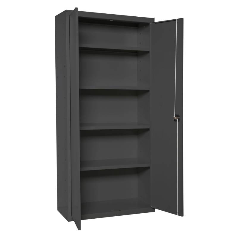 PROREGAL Stahlschrank AMEGO HxBxT 180 x 80 x 40 cm 4x Fachboden Anthrazit-Anthrazit Metallschrank Flügeltürenschrank PROREGAL Stahlschrank AMEGO HxBxT 180 x 80 x 40 cm 4x Fachboden Anthrazit-Anthrazit Metallschrank Flügeltürenschrank von PROREGAL