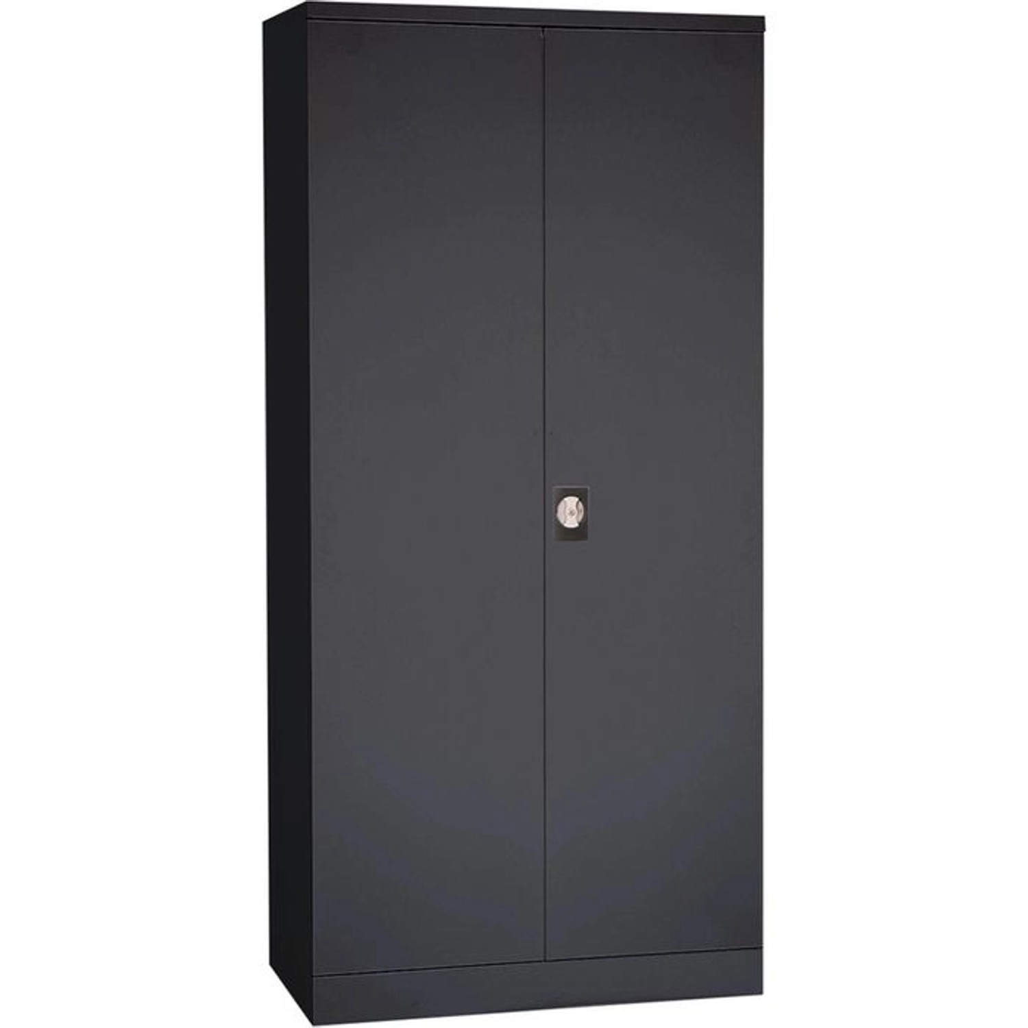 PROREGAL Stahlschrank Bee 4 Fachböden HxBxT 195 x 120 x 42 cm Pulverbeschichtetes Fachbodenmaterial Anthrazit & Anthrazit von PROREGAL