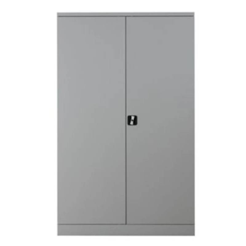 PROREGAL Stahlschrank Bee 4 Fachböden HxBxT 195 x 120 x 60 cm Pulverbeschichtetes & Verstärktes Fachbodenmaterial Grau & Grau von PROREGAL