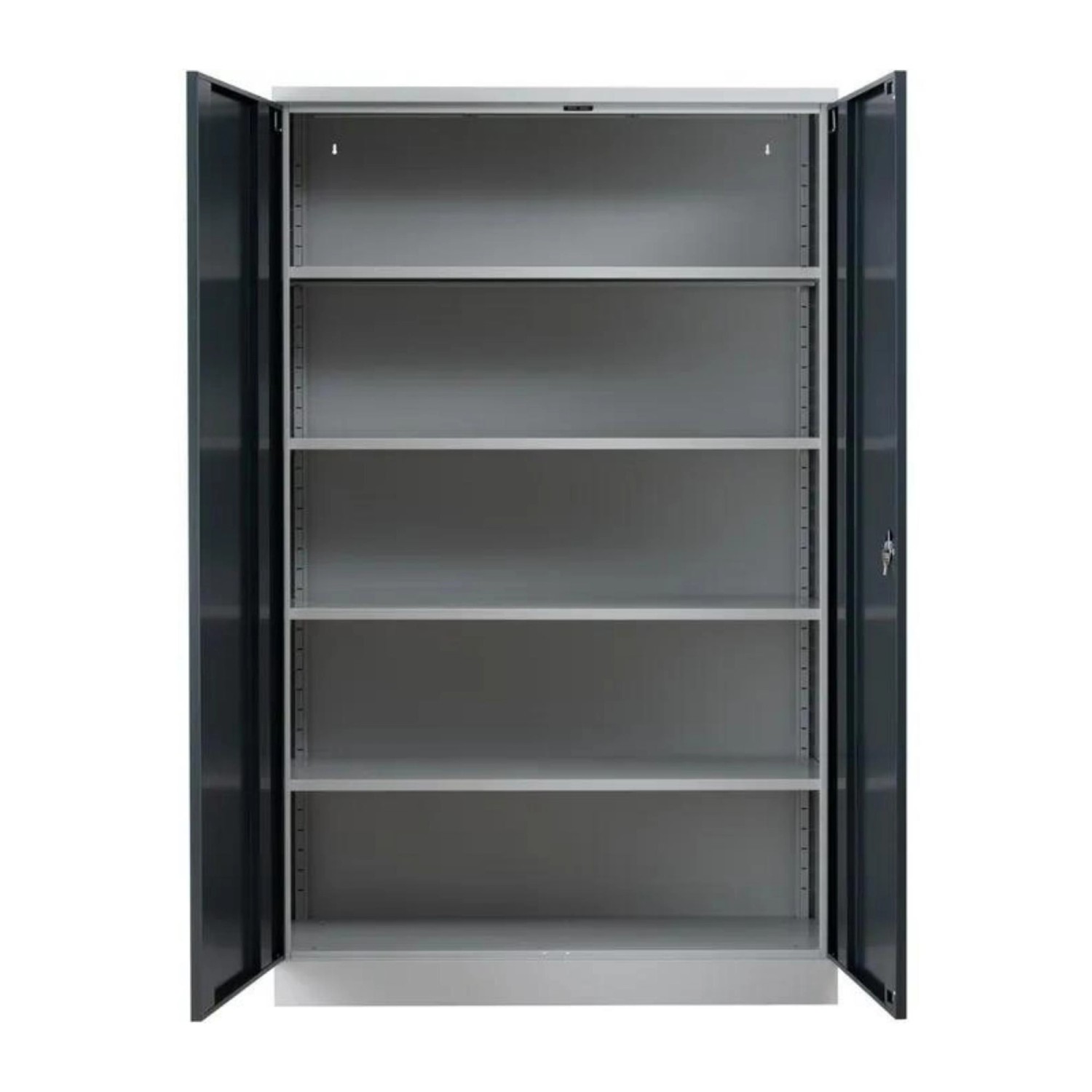 PROREGAL Stahlschrank Bee 4 Fachböden HxBxT 195 x 120 x 60 cm Verzinktes & Verstärktes Fachbodenmaterial Grau & Anthrazit PROREGAL Stahlschrank Bee 4 Fachböden HxBxT 195 x 120 x 60 cm Verzinktes & Verstärktes Fachbodenmaterial Grau & Anthrazit von PROREGAL