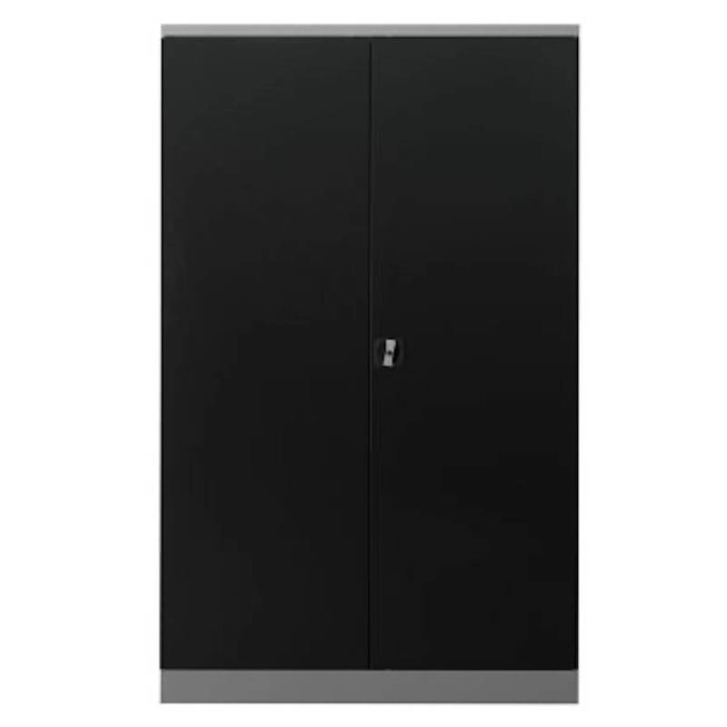 PROREGAL Stahlschrank Bee 4 Fachböden HxBxT 195 x 120 x 60 cm Verzinktes & Verstärktes Fachbodenmaterial Grau & Anthrazit von PROREGAL