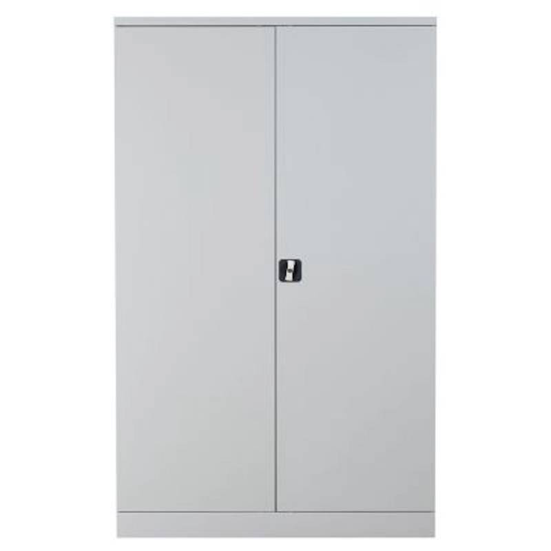 PROREGAL Stahlschrank Bee 4 Fachböden HxBxT 195 x 120 x 60 cm Verzinktes & Verstärktes Fachbodenmaterial Grau & Grau von PROREGAL
