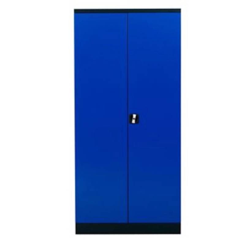 PROREGAL Stahlschrank Bee 4 Fachböden HxBxT 195 x 92 x 42 cm Verzinktes Fachbodenmaterial Anthrazit & Blau von PROREGAL
