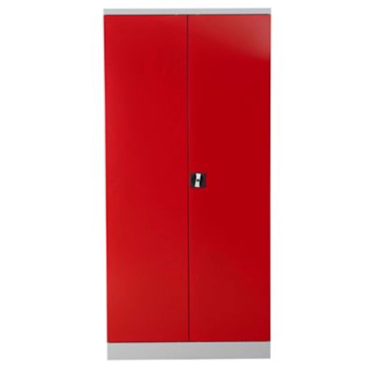 PROREGAL Stahlschrank Bee 4 Fachböden HxBxT 195 x 92 x 50 cm Verzinktes & Verstärktes Fachbodenmaterial Grau & Rot PROREGAL Stahlschrank Bee 4 Fachböden HxBxT 195 x 92 x 50 cm Verzinktes & Verstärktes Fachbodenmaterial Grau & Rot von PROREGAL