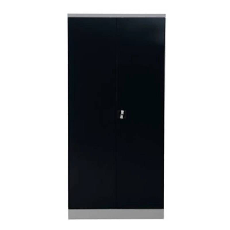 PROREGAL Stahlschrank Bee 4 Fachböden HxBxT 195 x 92 x 60 cm Pulverbeschichtetes & Verstärktes Fachbodenmaterial Grau & Antrhazit von PROREGAL
