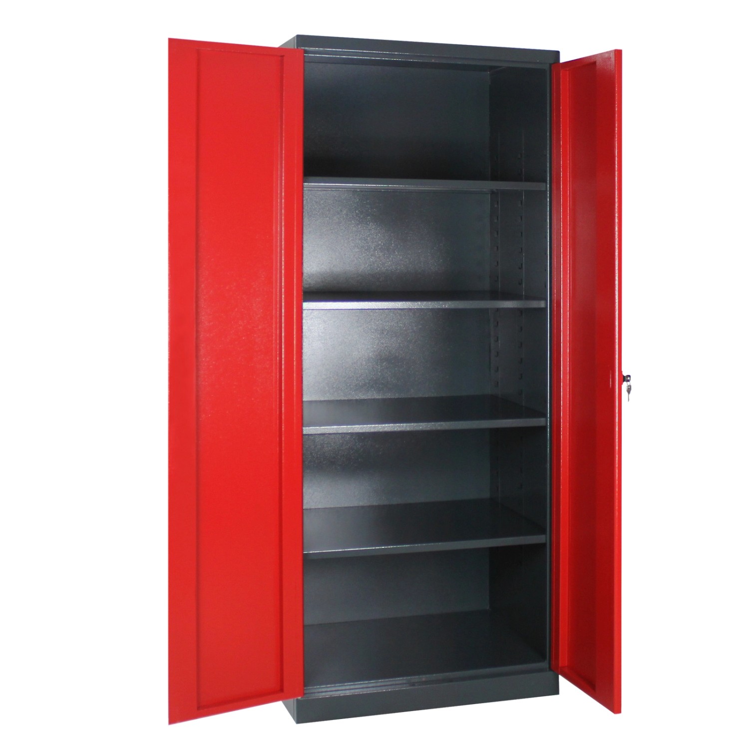 PROREGAL Stahlschrank Owl mit 4 Fachboden HxBxT 192 x 78 x 58 cm Anthrazitgrau Rot PROREGAL Stahlschrank Owl mit 4 Fachboden HxBxT 192 x 78 x 58 cm Anthrazitgrau Rot von PROREGAL