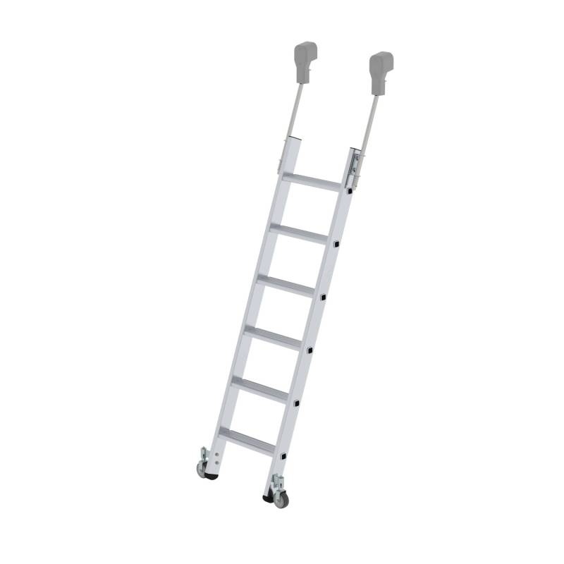 PROREGAL Stufen-Regalleiter Fahrbar 6 Stufen von PROREGAL