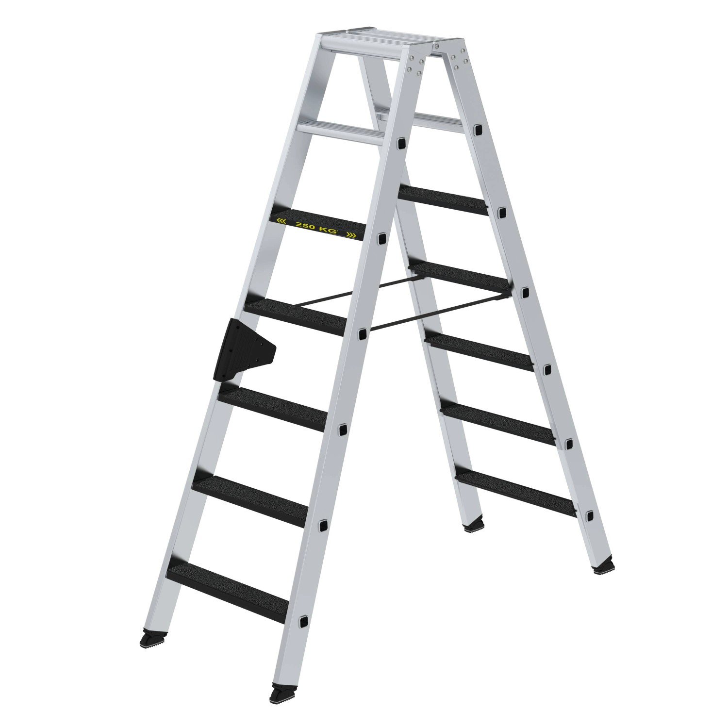 PROREGAL Stufen-Stehleiter 250 kg Beidseitig Begehbar mit Clip-Step R13 2 x 7 Stufen PROREGAL Stufen-Stehleiter 250 kg Beidseitig Begehbar mit Clip-Step R13 2 x 7 Stufen von PROREGAL
