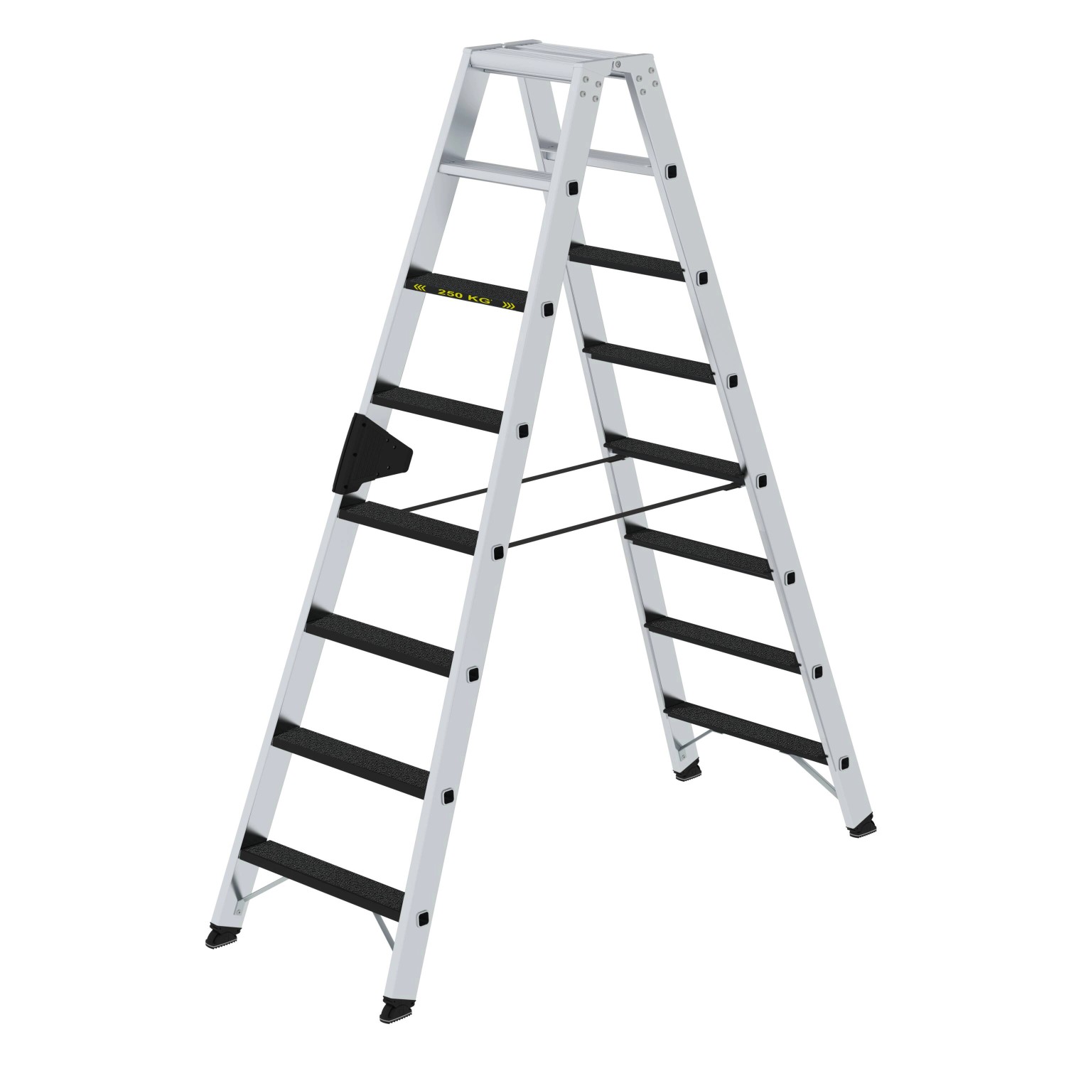 PROREGAL Stufen-Stehleiter 250 kg Beidseitig Begehbar mit Clip-Step R13 2 x 8 Stufen PROREGAL Stufen-Stehleiter 250 kg Beidseitig Begehbar mit Clip-Step R13 2 x 8 Stufen von PROREGAL
