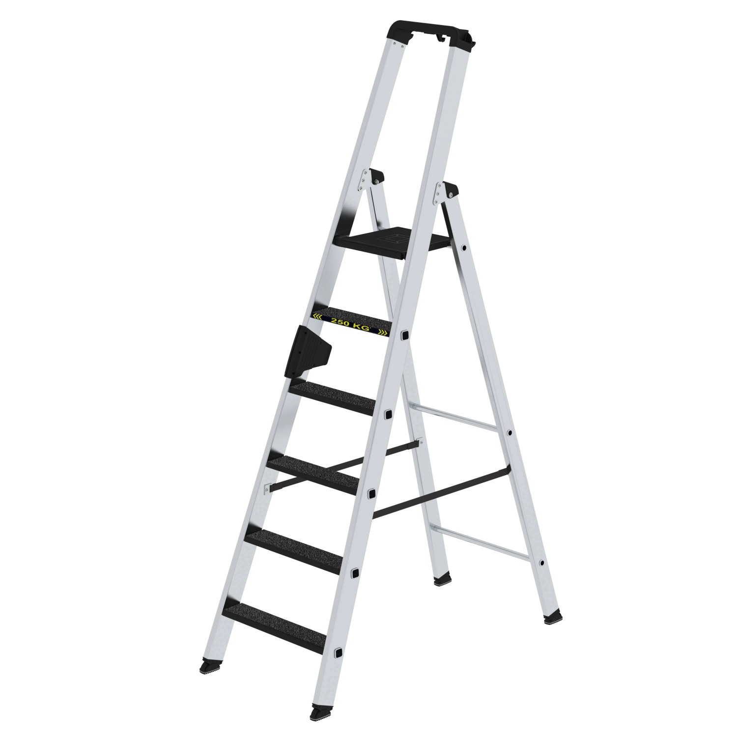 PROREGAL Stufen-Stehleiter 250 kg Einseitig Begehbar mit Clip-Step R13 6 Stufen PROREGAL Stufen-Stehleiter 250 kg Einseitig Begehbar mit Clip-Step R13 6 Stufen von PROREGAL
