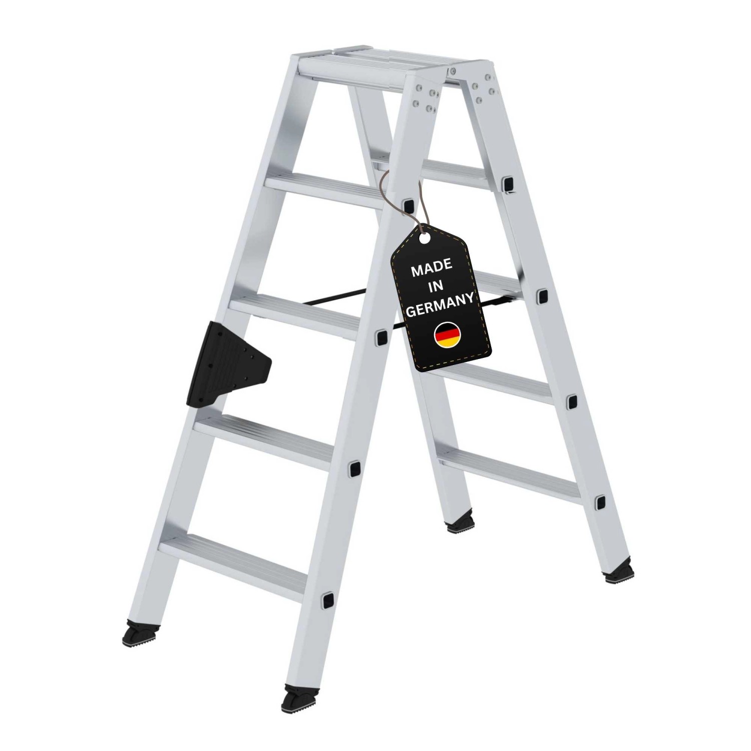 PROREGAL Stufen-Stehleiter Beidseitig Begehbar 2 x 5 Stufen PROREGAL Stufen-Stehleiter Beidseitig Begehbar 2 x 5 Stufen von PROREGAL