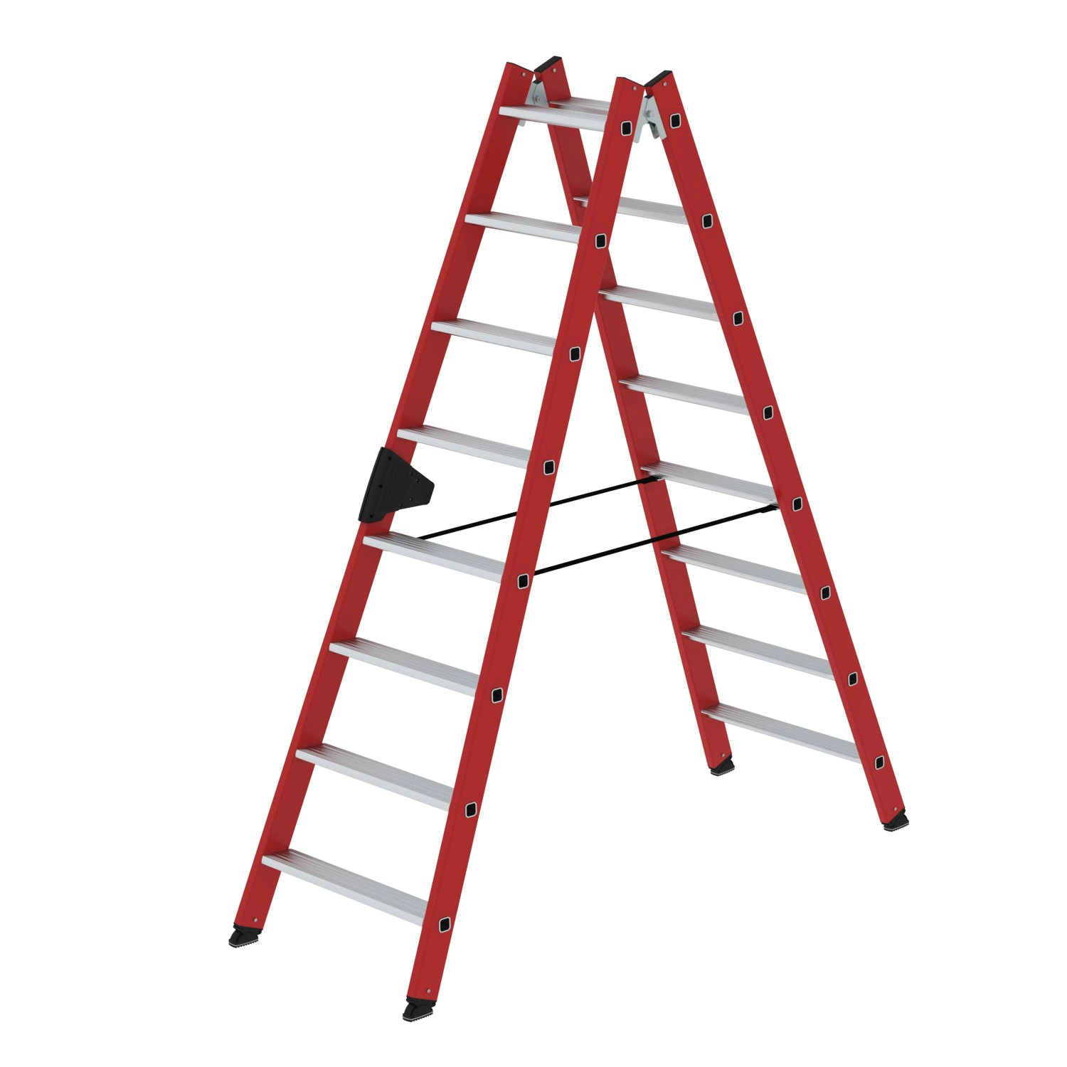 PROREGAL Stufen-Stehleiter Beidseitig Begehbar GFK & Alu 2 x 8 Stufen PROREGAL Stufen-Stehleiter Beidseitig Begehbar GFK & Alu 2 x 8 Stufen von PROREGAL