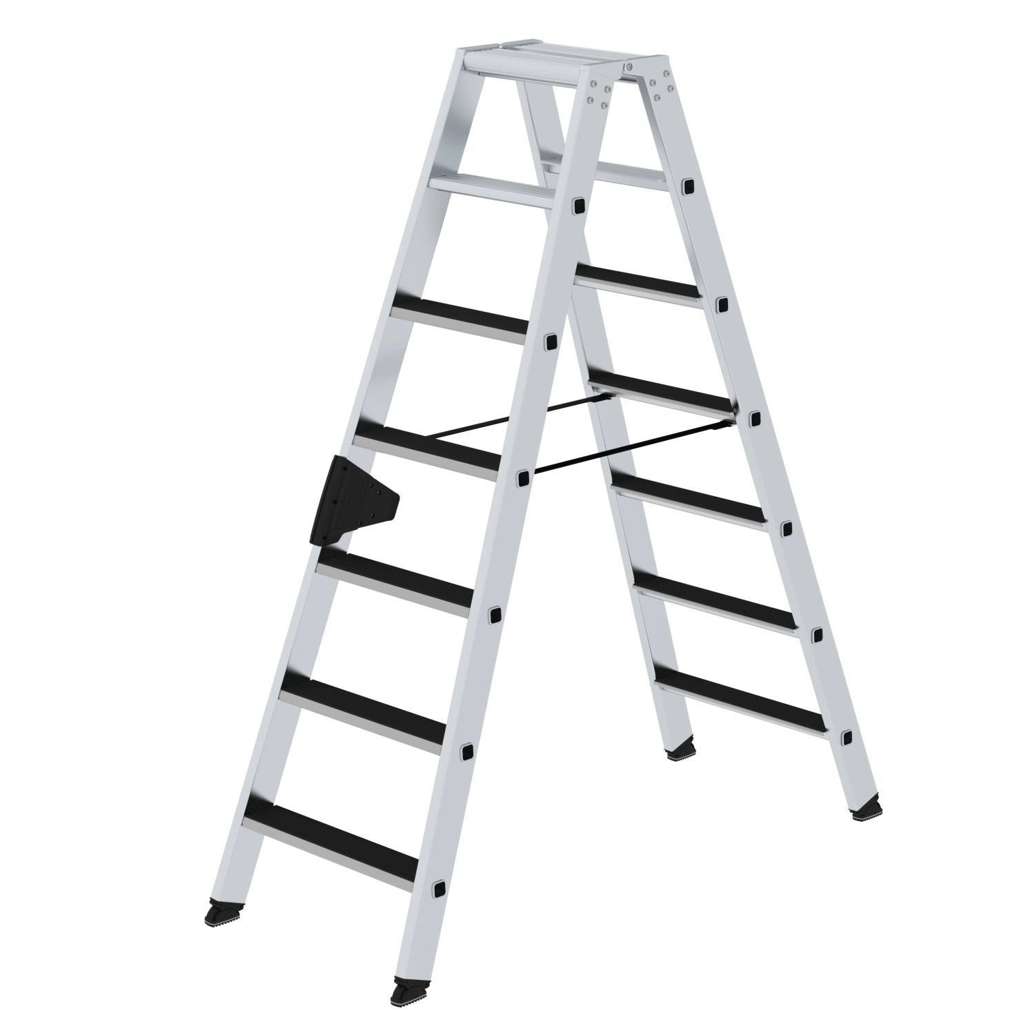 PROREGAL Stufen-Stehleiter Beidseitig Begehbar mit Clip-Step 2 x 7 Stufen PROREGAL Stufen-Stehleiter Beidseitig Begehbar mit Clip-Step 2 x 7 Stufen von PROREGAL