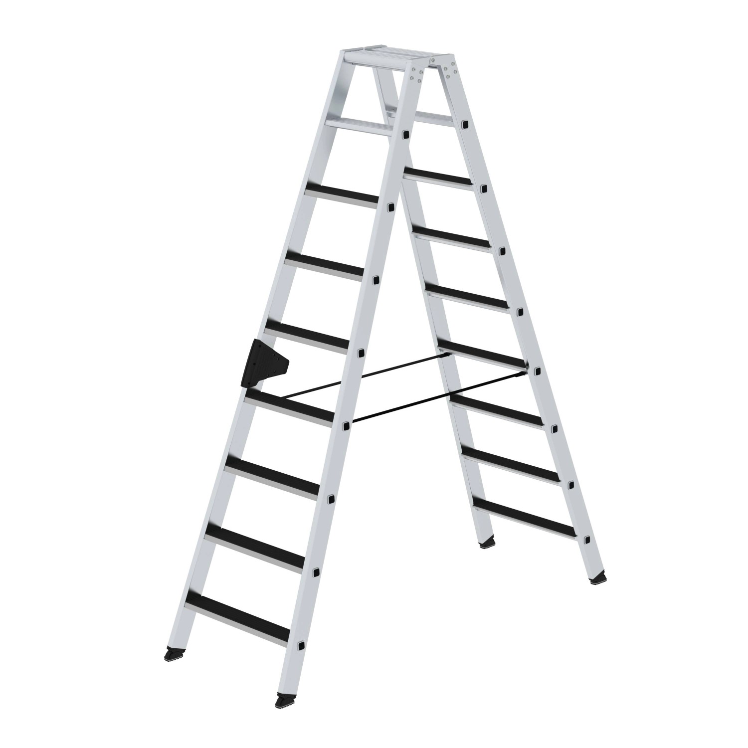 PROREGAL Stufen-Stehleiter Beidseitig Begehbar mit Clip-Step 2 x 9 Stufen PROREGAL Stufen-Stehleiter Beidseitig Begehbar mit Clip-Step 2 x 9 Stufen von PROREGAL