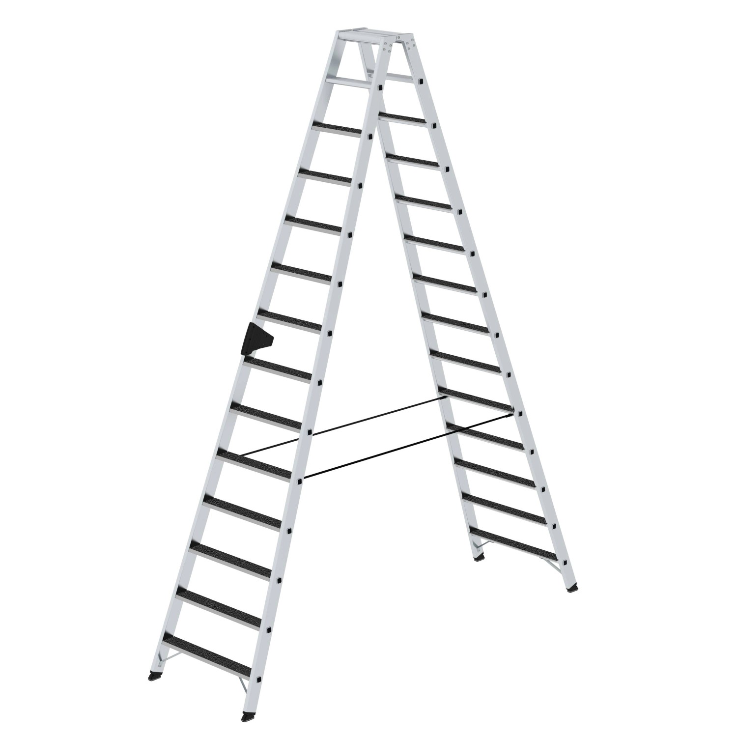 PROREGAL Stufen-Stehleiter Beidseitig Begehbar mit Clip-Step R13 2 x 14 Stufen PROREGAL Stufen-Stehleiter Beidseitig Begehbar mit Clip-Step R13 2 x 14 Stufen von PROREGAL