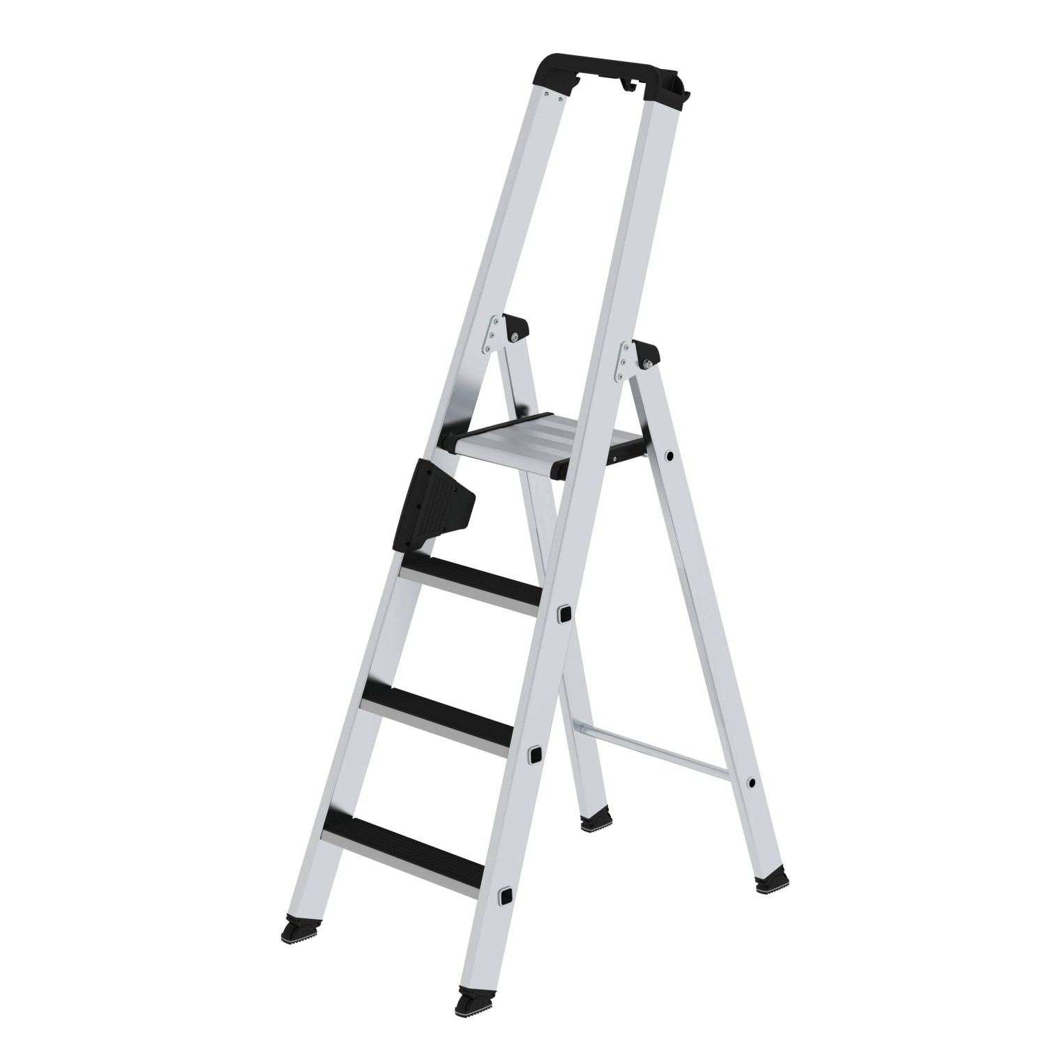 PROREGAL Stufen-Stehleiter Einseitig Begehbar mit Clip-Step 4 Stufen PROREGAL Stufen-Stehleiter Einseitig Begehbar mit Clip-Step 4 Stufen von PROREGAL