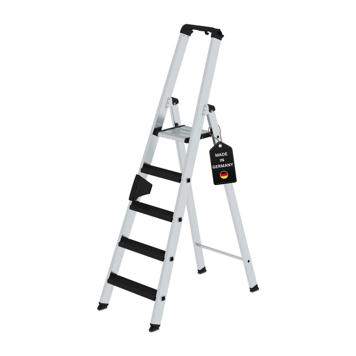 PROREGAL Stufen-Stehleiter Einseitig Begehbar mit Clip-Step Relax 5 Stufen PROREGAL Stufen-Stehleiter Einseitig Begehbar mit Clip-Step Relax 5 Stufen von PROREGAL