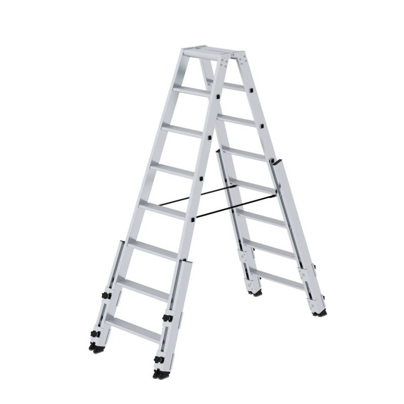 PROREGAL Stufen-Stehleiter Treppengängig 2 x 8 Stufen von PROREGAL