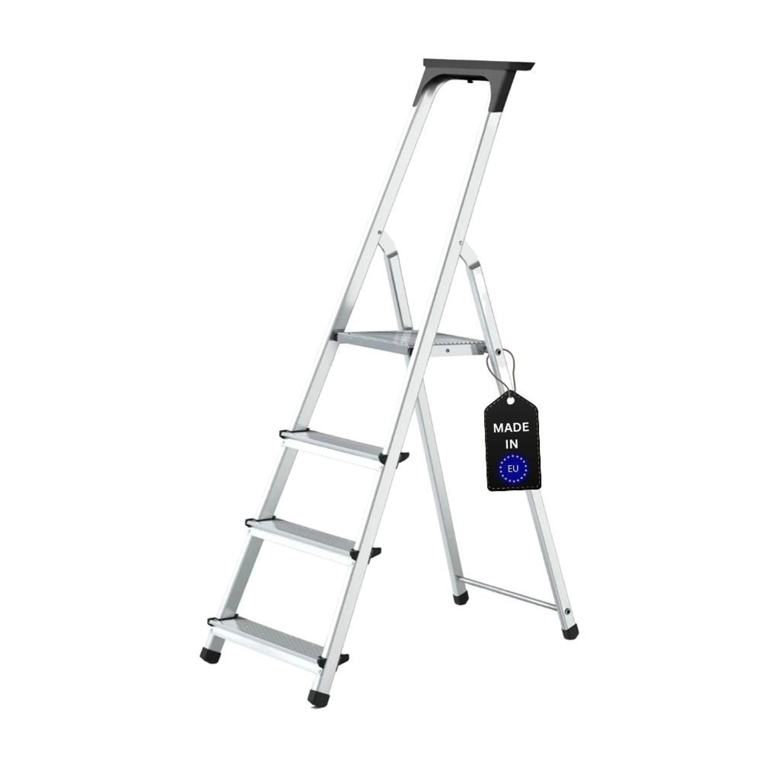 PROREGAL Stufenstehleiter ATLAS mit Werkzeugablage einseitig begehbar 4 Stufen Arbeitshöhe 2,75m Traglast 125kg PROREGAL Stufenstehleiter ATLAS mit Werkzeugablage einseitig begehbar 4 Stufen Arbeitshöhe 2,75m Traglast 125kg von PROREGAL