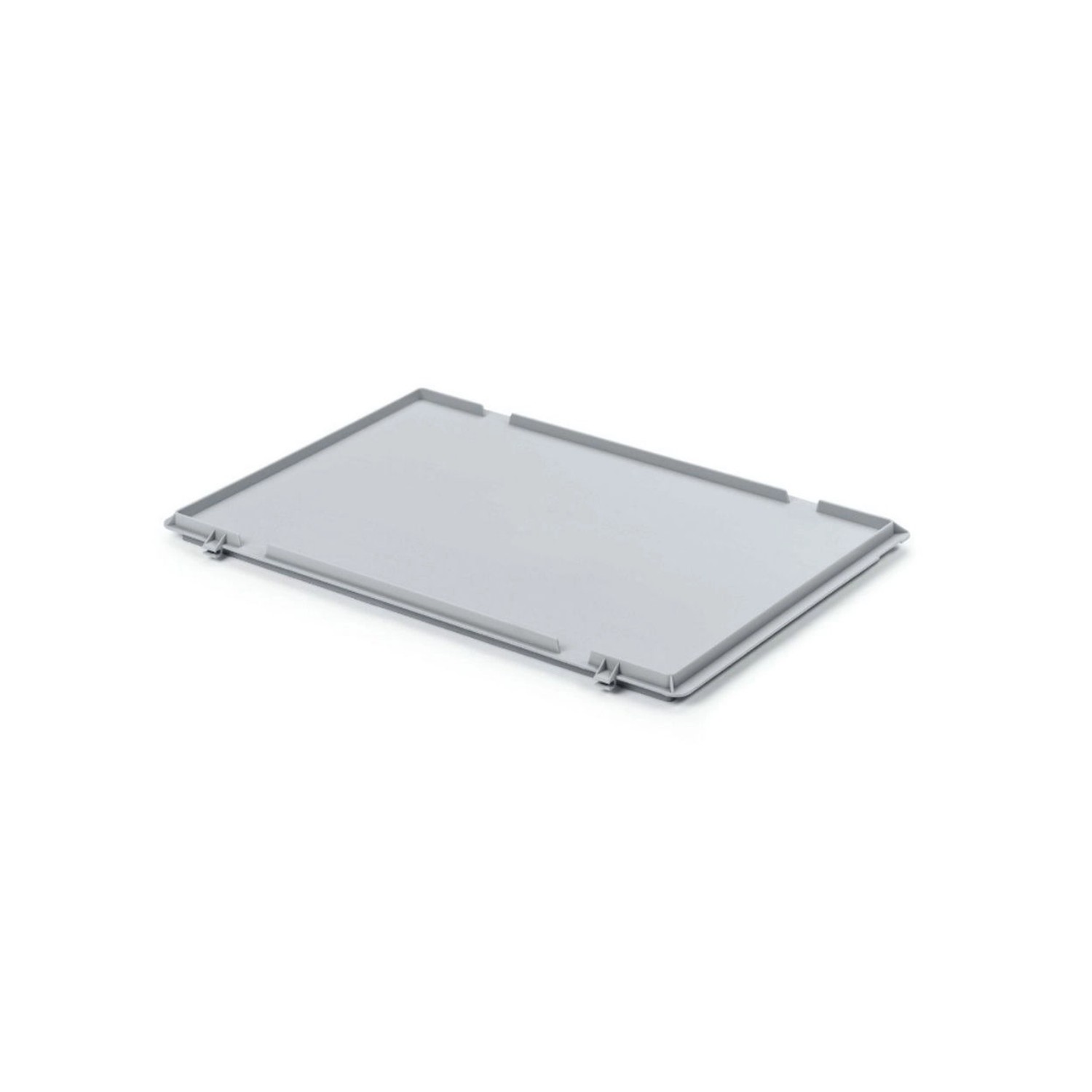 PROREGAL SuperSparSet 10x Eurobehälter mit Geschlossenem Griff und Scharnierdeckel HxBxT 22 x 40 x 60 cm 38 Liter Grau Eurobox Transportbox von PROREGAL