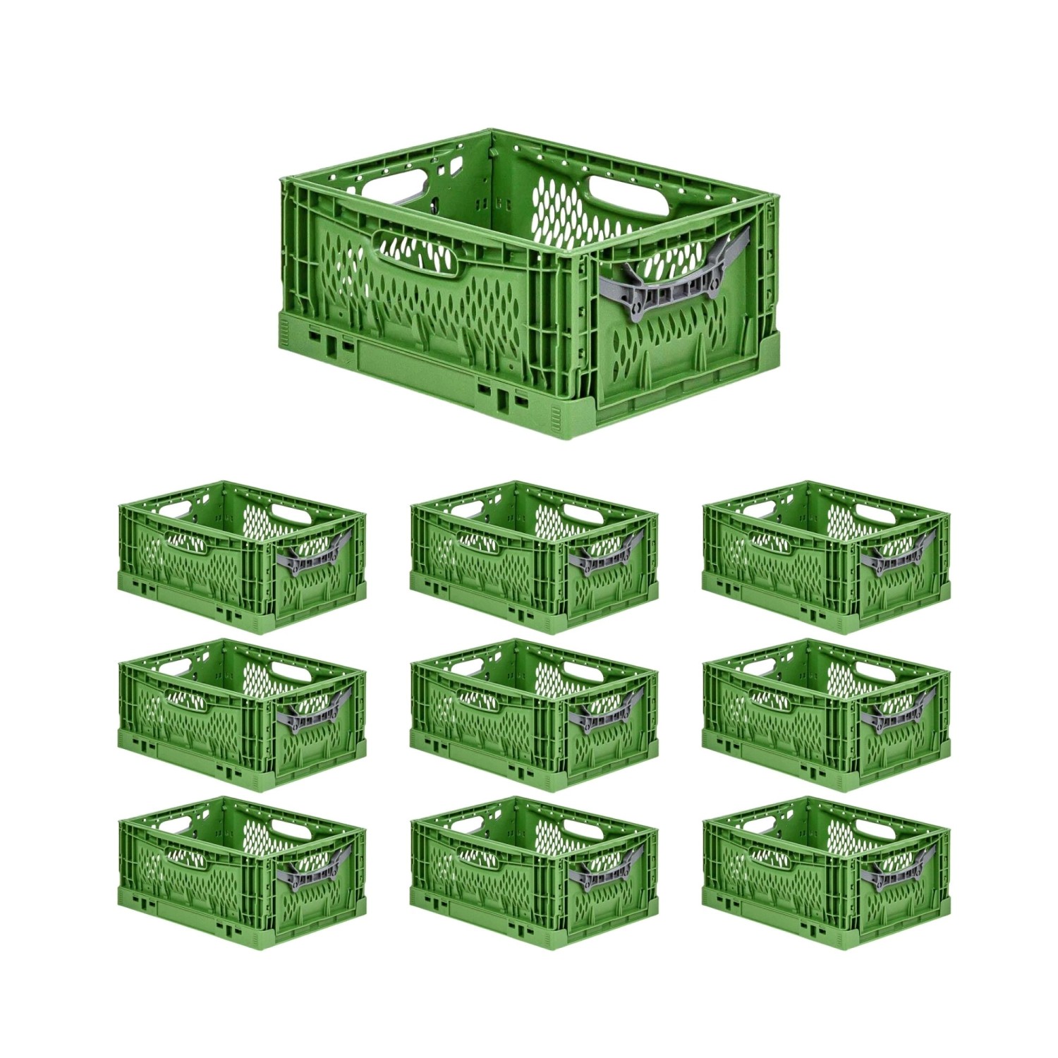 PROREGAL SuperSparSet 10x Stabile Profi-Klappbox Chameleon in Industriequalität HxBxT 18 x 30 x 40 cm 17 Liter Klappbar Stapelbar PROREGAL SuperSparSet 10x Stabile Profi-Klappbox Chameleon in Industriequalität HxBxT 18 x 30 x 40 cm 17 Liter Klappbar Stapelbar von PROREGAL