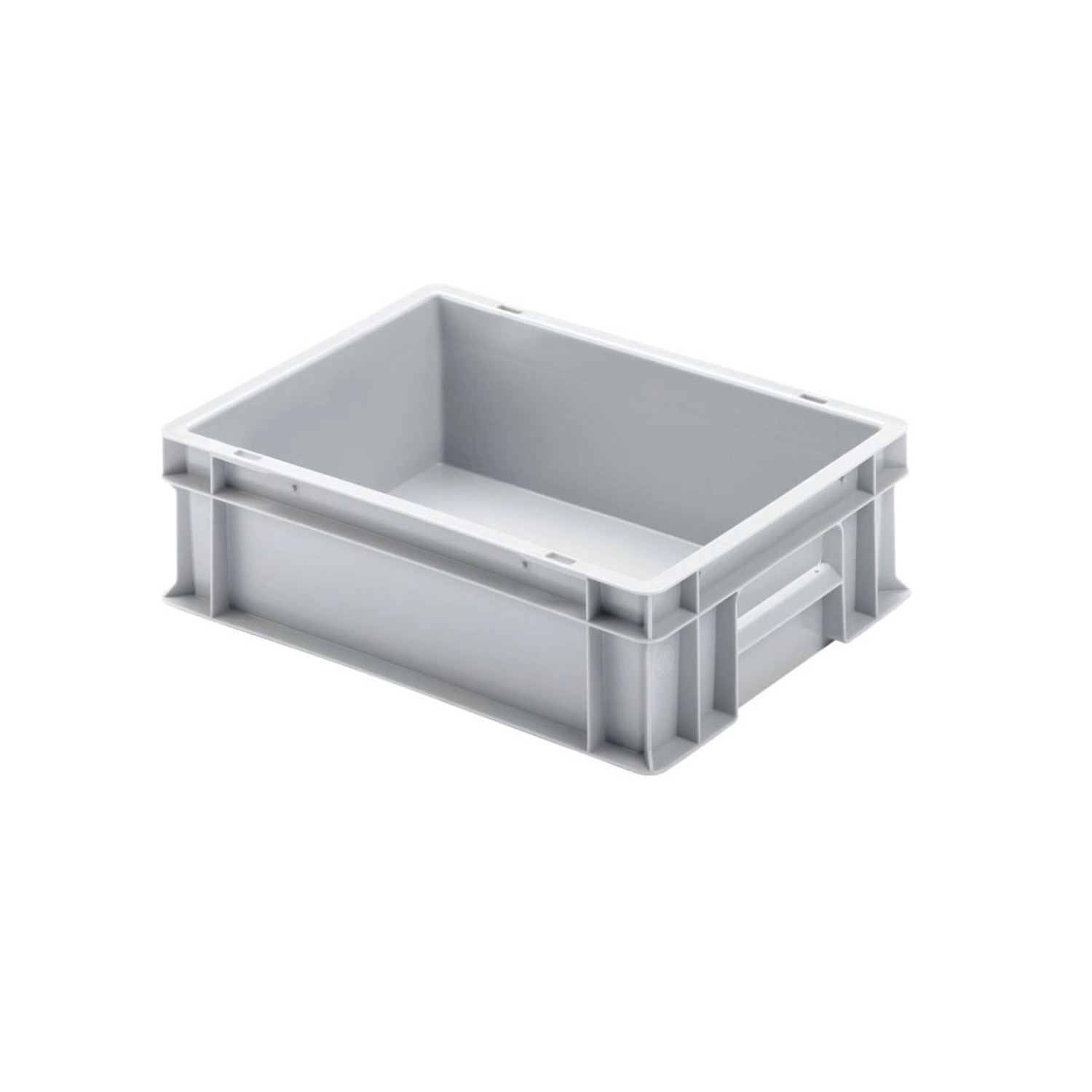 PROREGAL SuperSparSet 16x Eurobehälter mit Geschlossenem Griff und Auflagedeckel HxBxT 12 x 30 x 40 cm 11 Liter Grau Eurobox Transportbox von PROREGAL