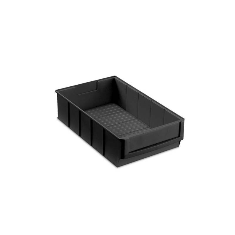 PROREGAL SuperSparSet 24 x Leitfähige Industriebox 300 B HxBxT 8,1 x 18,3 x 30 cm 3,4 Liter ESD Sortimentskasten von PROREGAL