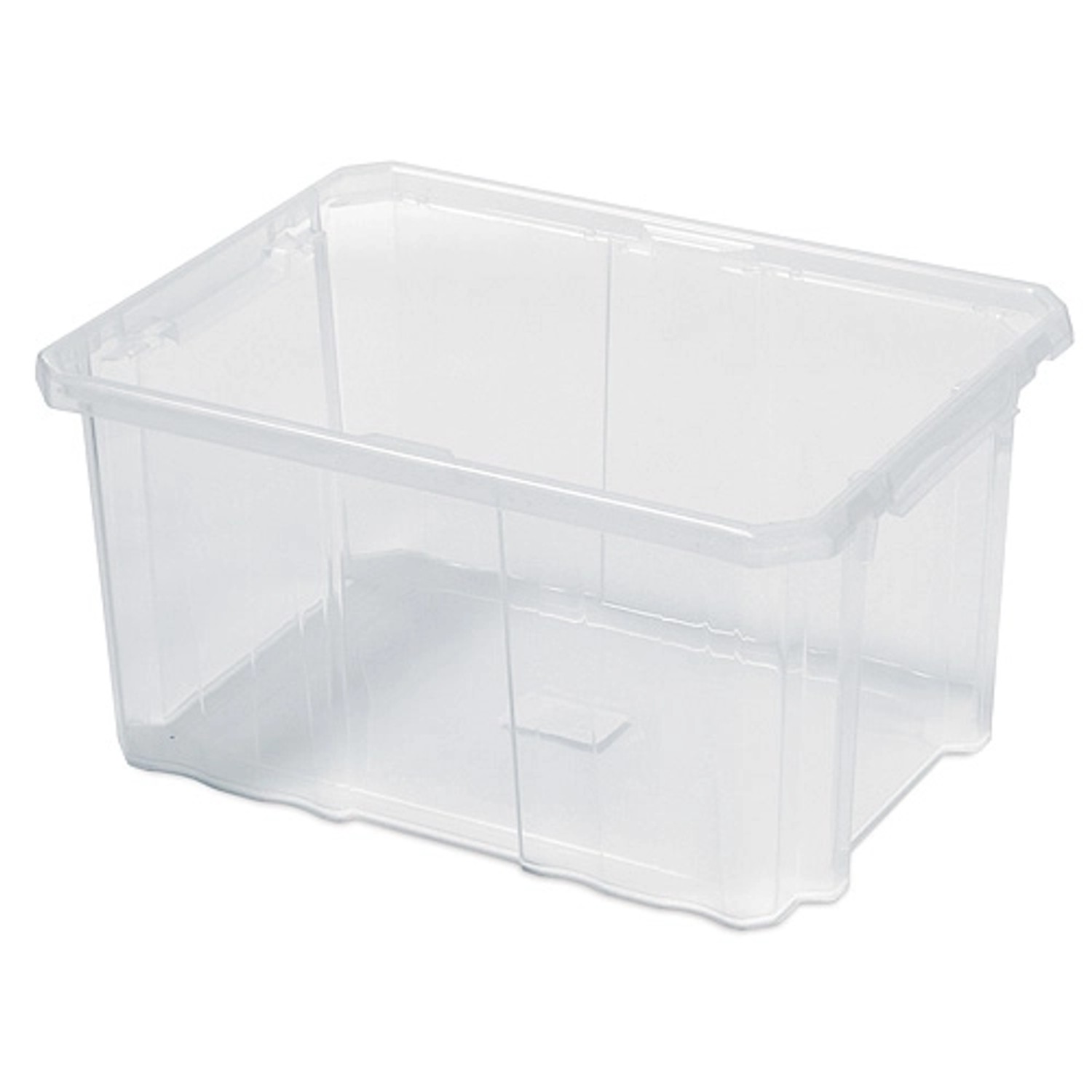 PROREGAL SuperSparSet 5x Mehrzweck Aufbewahrungsbox mit Deckel Transparent HxBxT 20x40x30cm22 Liter von PROREGAL