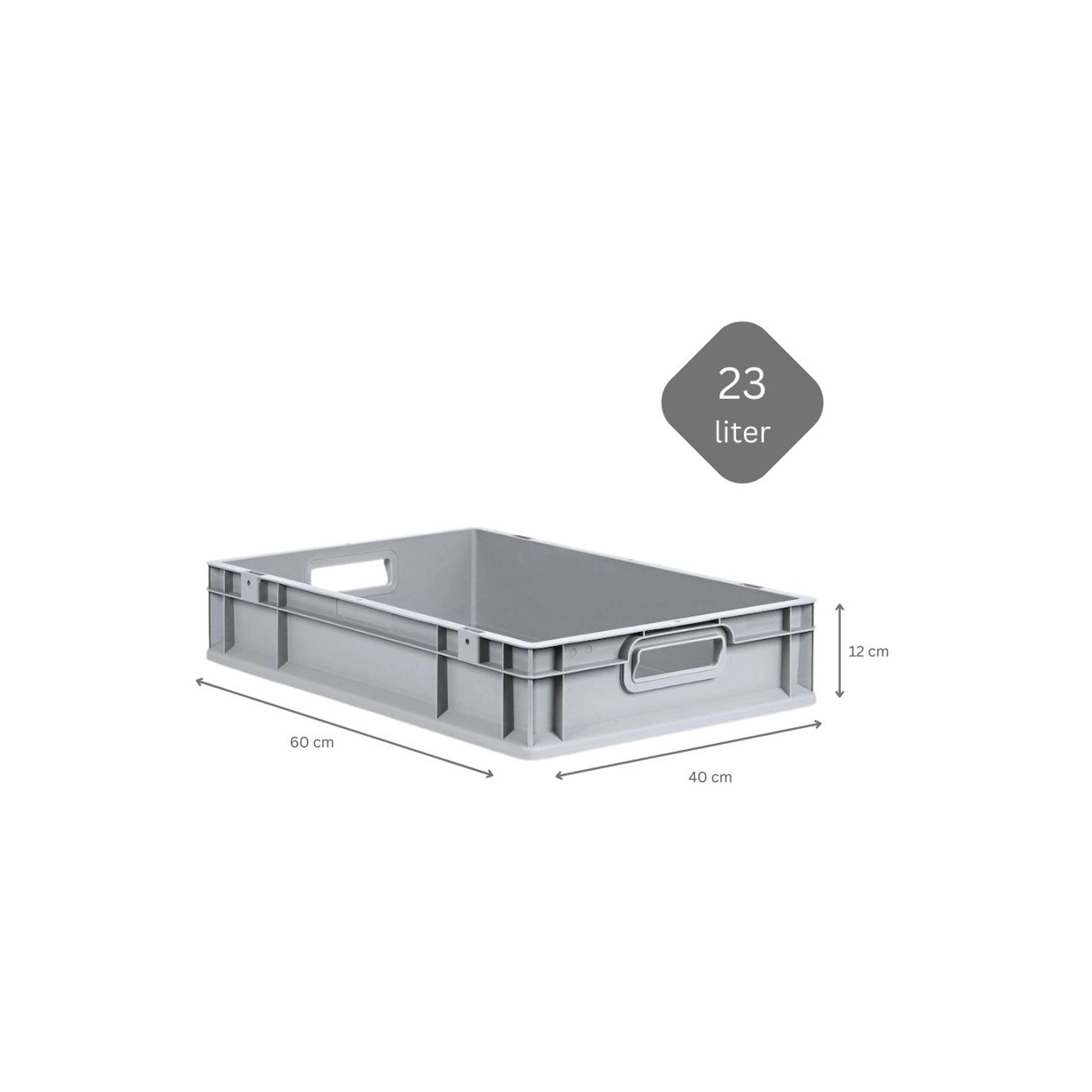 PROREGAL SuperSparSet 8x Eurobox NextGen Grip mit Scharnierdeckel und Grünen Schiebeschnappverschlüssen HxBxT 12 x 40 x 60 cm 23 Liter Griffe PROREGAL SuperSparSet 8x Eurobox NextGen Grip mit Scharnierdeckel und Grünen Schiebeschnappverschlüssen HxBxT 12 x 40 x 60 cm 23 Liter Griffe von PROREGAL