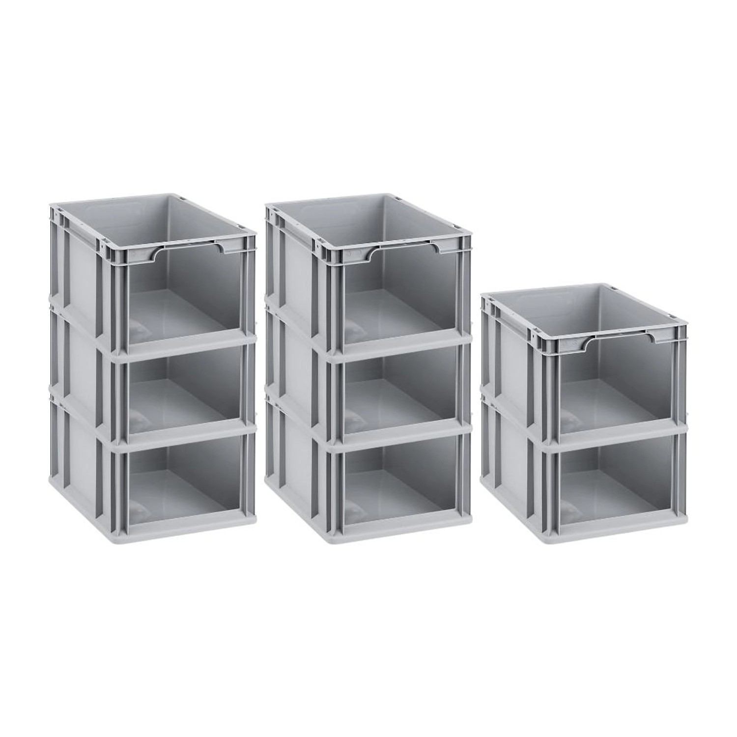 PROREGAL SuperSparSet 8x Eurobox NextGen Store HxBxT 22 x 30 x 40 cm 20 Liter Front Offen Eurobehälter Transportbox PROREGAL SuperSparSet 8x Eurobox NextGen Store HxBxT 22 x 30 x 40 cm 20 Liter Front Offen Eurobehälter Transportbox von PROREGAL