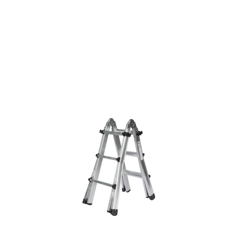 PROREGAL Teleskopleiter 4-Teilig Ohne Traverse 4 x 3 Sprossen von PROREGAL