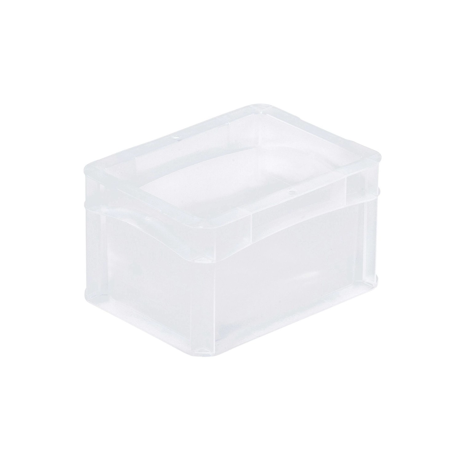 Transparenter Eurobehälter BasicLine Mit Geschlossenem Griff HxBxT 12 x 15 x 20 cm 2,2 Liter Eurobox Transportbox von PROREGAL