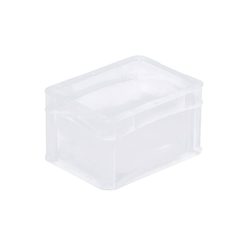 Transparenter Eurobehälter BasicLine Mit Geschlossenem Griff HxBxT 12 x 15 x 20 cm 2,2 Liter Eurobox Transportbox von PROREGAL