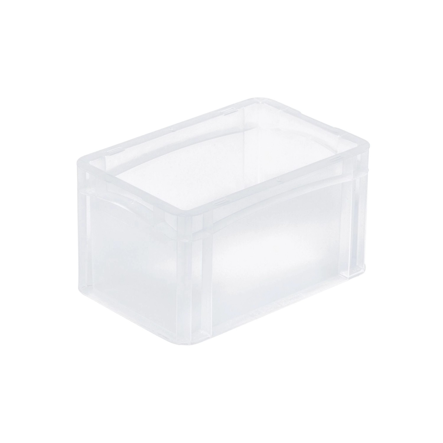 Transparenter Eurobehälter BasicLine Mit Geschlossenem Griff HxBxT 17 x 20 x 30 cm 7,2 Liter Eurobox Transportbox von PROREGAL