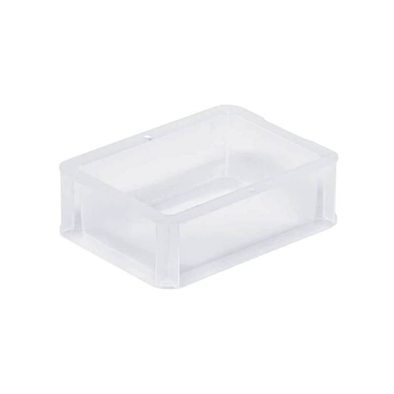 Transparenter Eurobehälter BasicLine Mit Geschlossenem Griff HxBxT 7 x 15 x 20 cm 1,3 Liter Eurobox Transportbox Transportbehälter Stapelbehälter von PROREGAL
