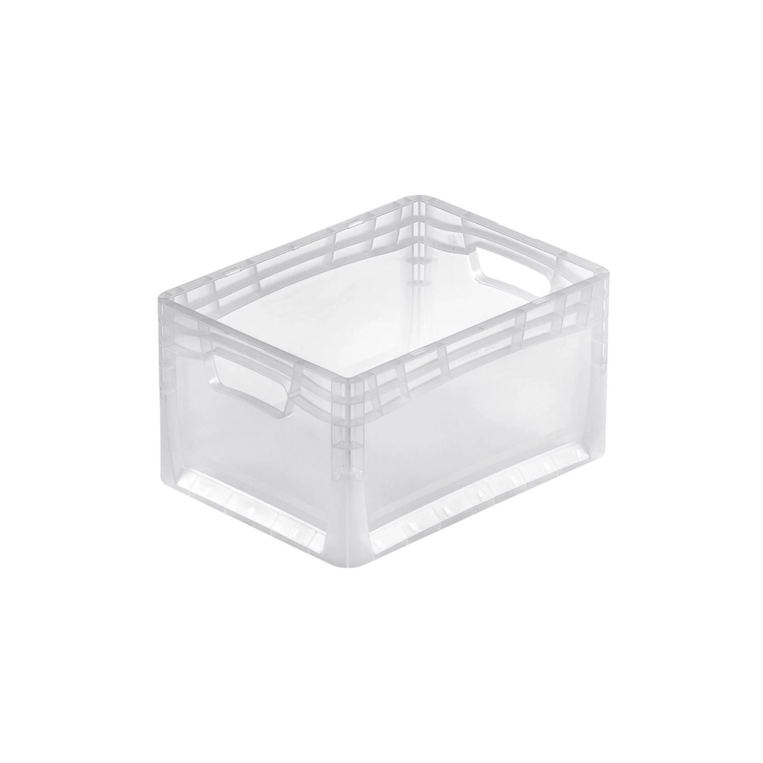 PROREGAL Transparenter Eurobehälter LightLine mit Offenem Griff HxBxT 22 x 30 x 40 cm 24 Liter Eurobox Transportbox PROREGAL Transparenter Eurobehälter LightLine mit Offenem Griff HxBxT 22 x 30 x 40 cm 24 Liter Eurobox Transportbox von PROREGAL