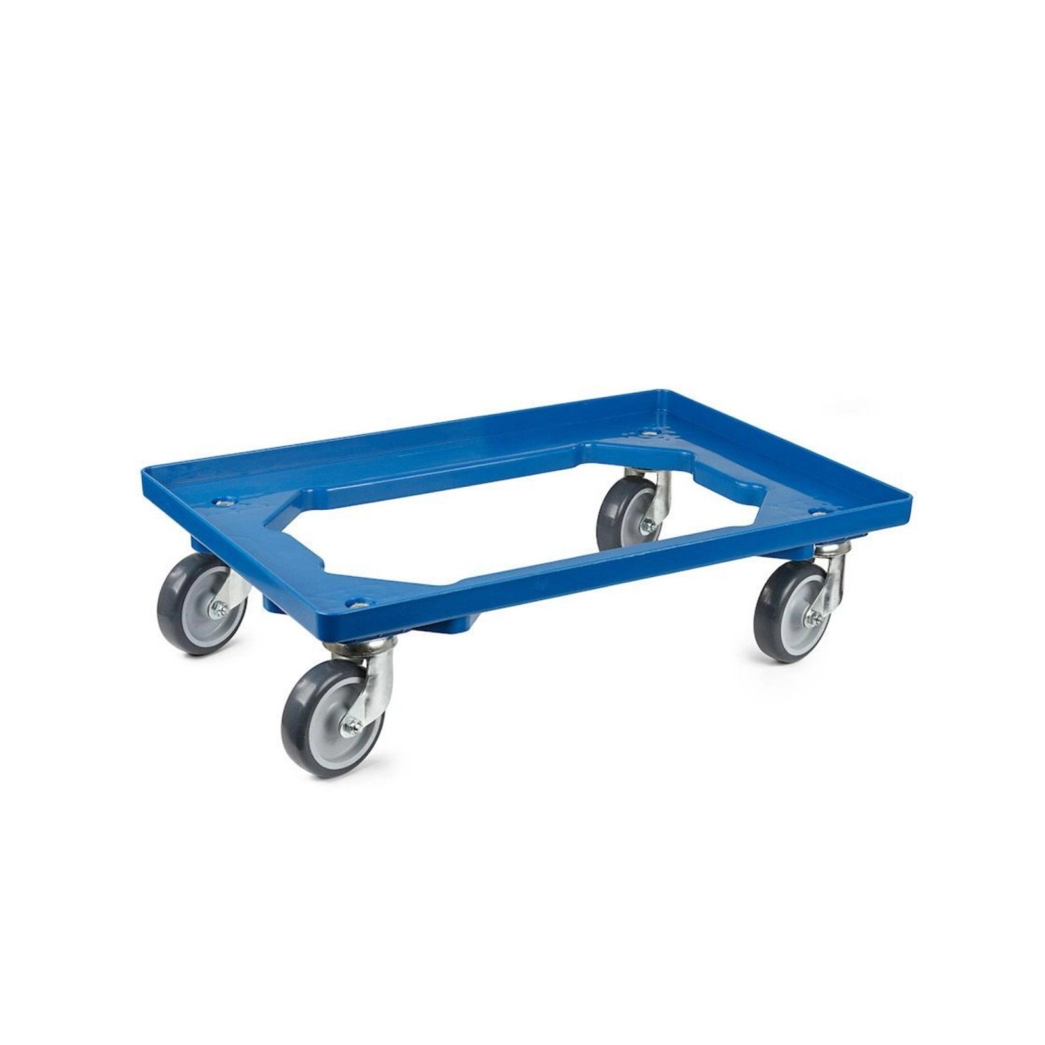PROREGAL Transportroller für Euroboxen 60 x 40 cm mit Gummiräder Blau Offenes Deck 2 Lenkrollen und 2 Bremsrollen Traglast 300 kg PROREGAL Transportroller für Euroboxen 60 x 40 cm mit Gummiräder Blau Offenes Deck 2 Lenkrollen und 2 Bremsrollen Traglast 300 kg von PROREGAL