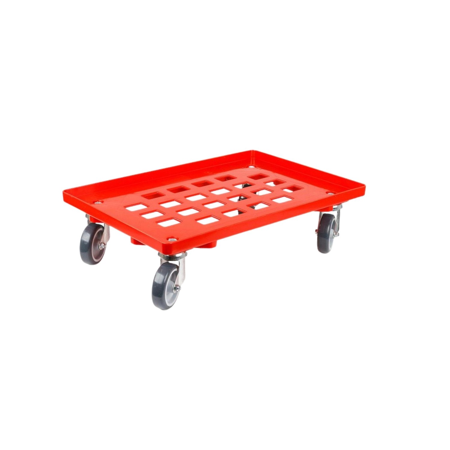 PROREGAL Transportroller für Euroboxen 60 x 40 cm mit Gummiräder Rot Gitter/Rasterdeck 2 Lenkrollen und 2 Bockrollen Traglast 300 kg PROREGAL Transportroller für Euroboxen 60 x 40 cm mit Gummiräder Rot Gitter/Rasterdeck 2 Lenkrollen und 2 Bockrollen Traglast 300 kg von PROREGAL