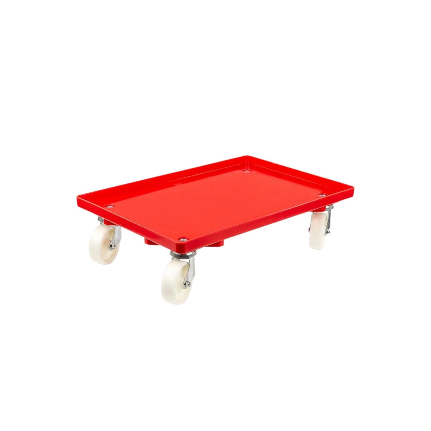 PROREGAL Transportroller für Euroboxen 60 x 40 cm mit Kunststoffräder Rot Geschlossenes Deck 2 Lenkrollen und 2 Bockrollen Traglast 300 kg PROREGAL Transportroller für Euroboxen 60 x 40 cm mit Kunststoffräder Rot Geschlossenes Deck 2 Lenkrollen und 2 Bockrollen Traglast 300 kg von PROREGAL