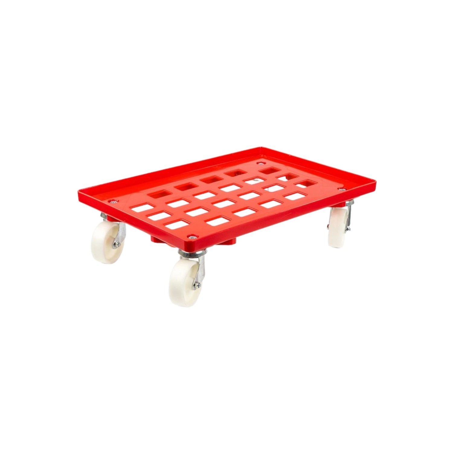 PROREGAL Transportroller für Euroboxen 60 x 40 cm mit Kunststoffräder Rot Gitter/Rasterdeck 4 Lenkrollen Traglast 300 kg PROREGAL Transportroller für Euroboxen 60 x 40 cm mit Kunststoffräder Rot Gitter/Rasterdeck 4 Lenkrollen Traglast 300 kg von PROREGAL