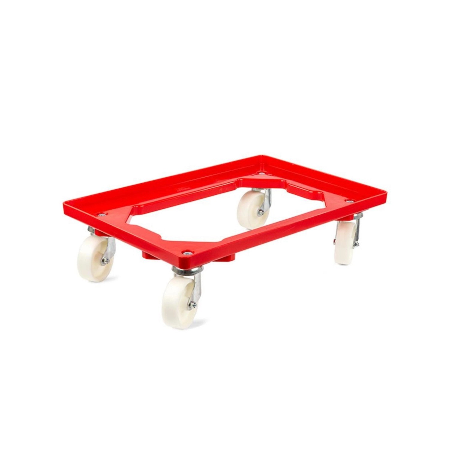 PROREGAL Transportroller für Euroboxen 60 x 40 cm mit Kunststoffräder Rot Offenes Deck 2 Lenkrollen und 2 Bremsrollen Traglast 300 kg PROREGAL Transportroller für Euroboxen 60 x 40 cm mit Kunststoffräder Rot Offenes Deck 2 Lenkrollen und 2 Bremsrollen Traglast 300 kg von PROREGAL
