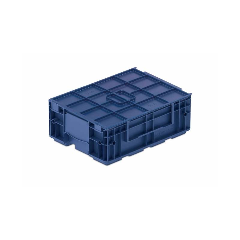 VDA KLT Kleinladungsträger Mit Verbundboden und Auflagedeckel HxBxT 14,7 x 30 x 40 cm 10 Liter KLT Transportbox Transportbehälter Stapelbehälter von PROREGAL