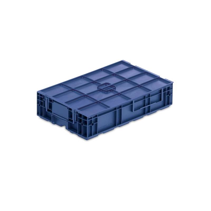 VDA KLT Kleinladungsträger Mit Verbundboden und Auflagedeckel HxBxT 14,7 x 40 x 60 cm 22 Liter KLT Transportbox Transportbehälter Stapelbehälter von PROREGAL